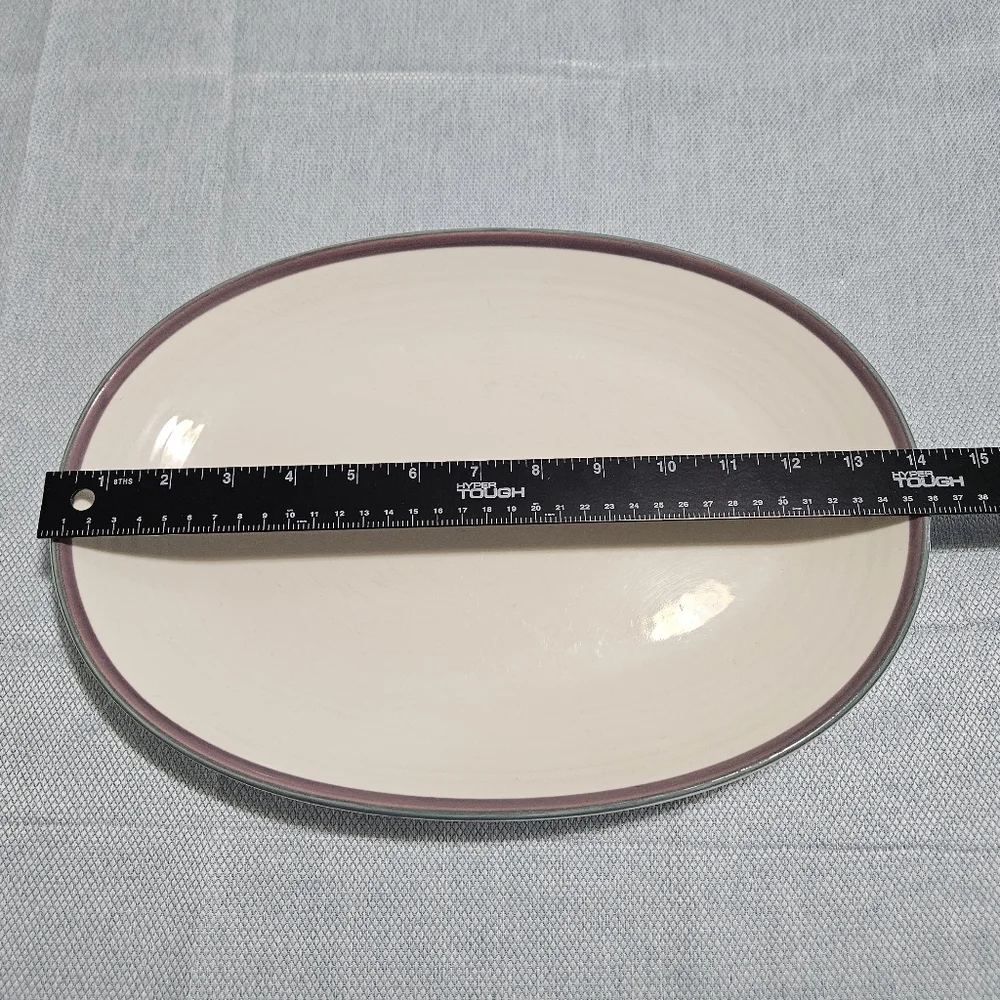 Pfaltzgraff Vintage Juniper Oval‎ Serving Platter Stoneware Dinner USA 14